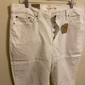 Signature by Levi Strauss White Women's Jeans